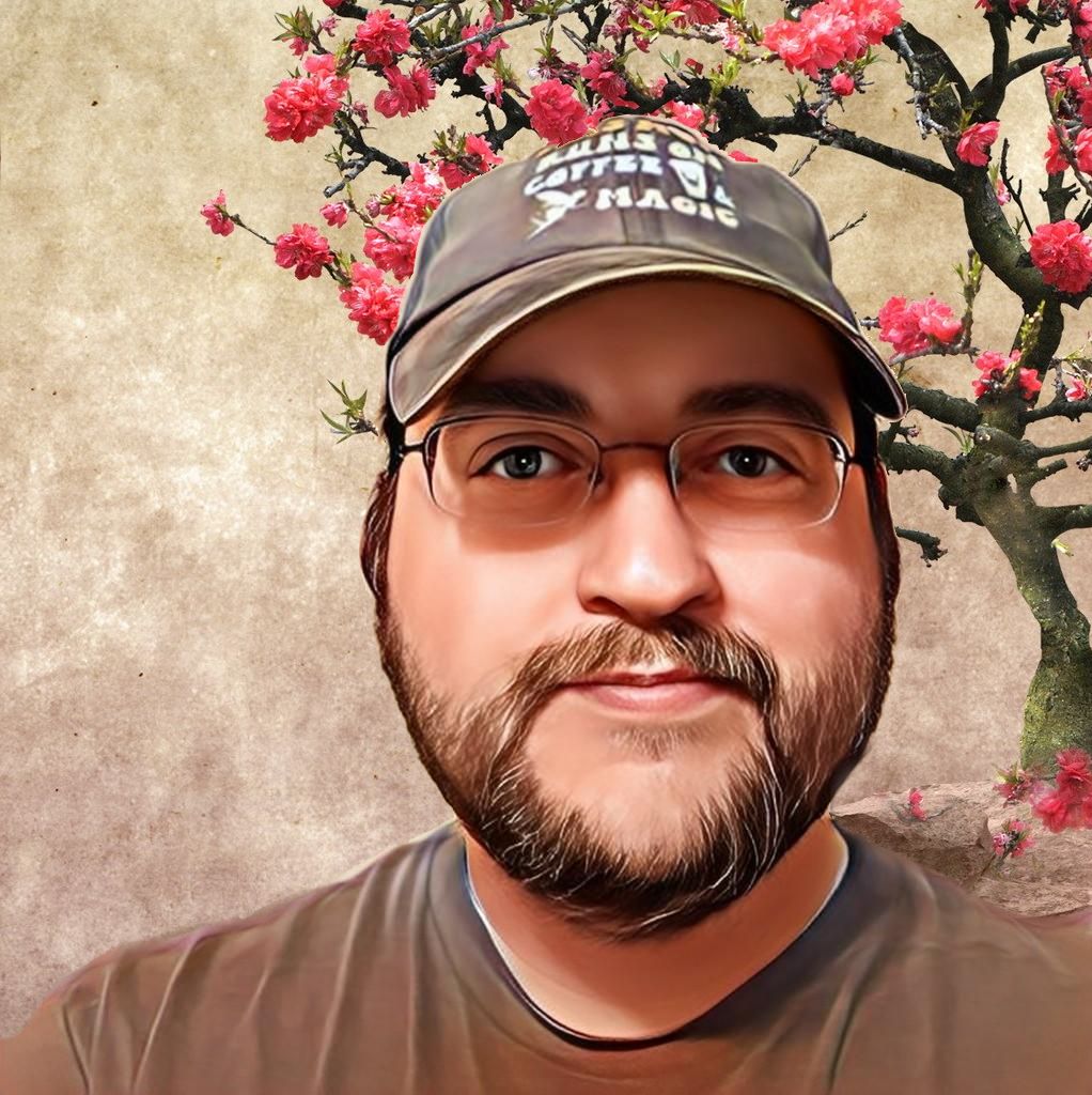 A picture of yours truly, the author of this blog. I'm wearing glasses, have a beard, and a hat that says "this mom runs on coffee and magic."

That you can't see me is a blessing, my friend. A blessing.