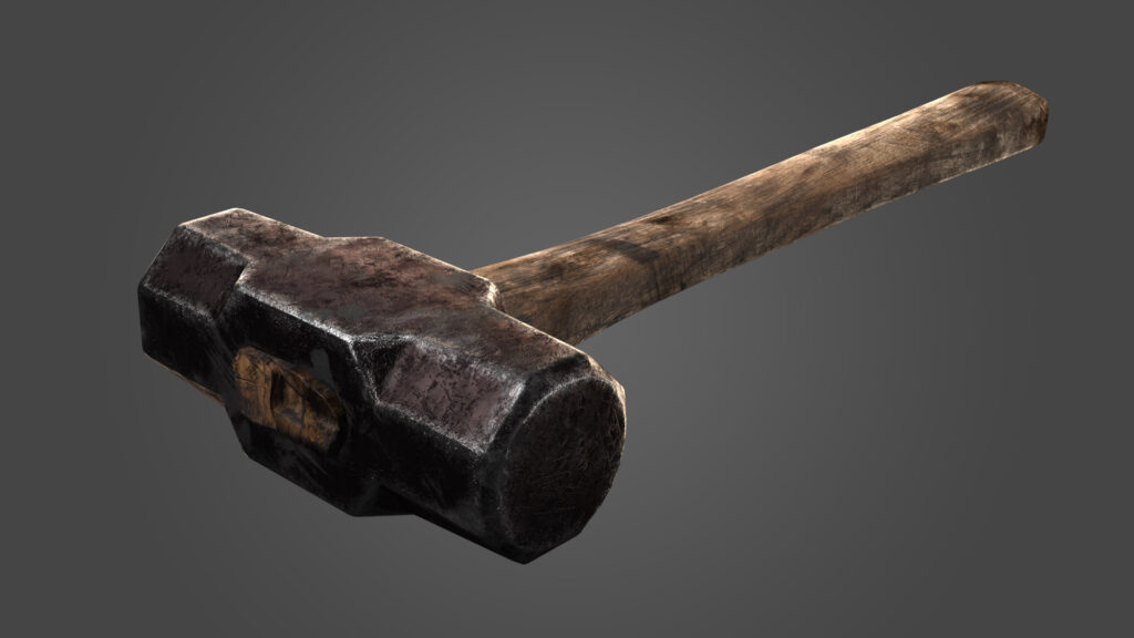 A sledgehammer.