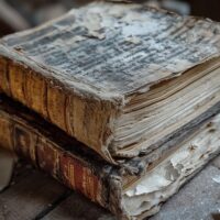 ancient-tattered-books-stockcake